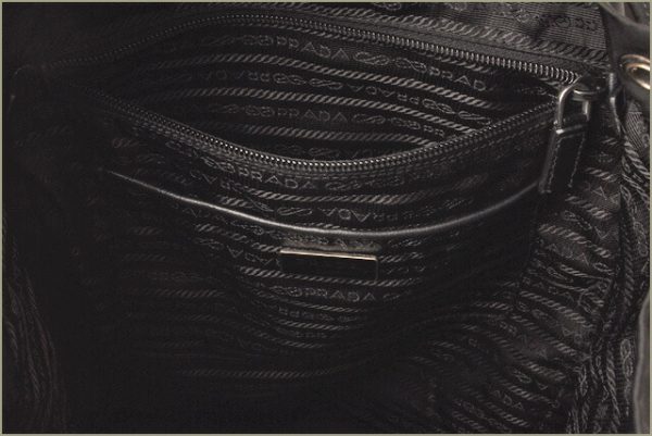 p 18 176 7 Prada Day Bag Nylon Black