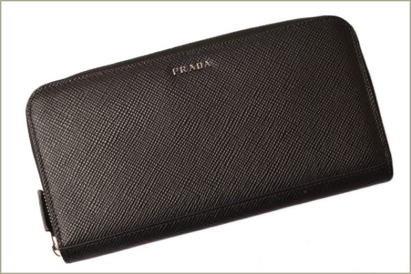 p 18 189 2 Prada Long Wallet Black