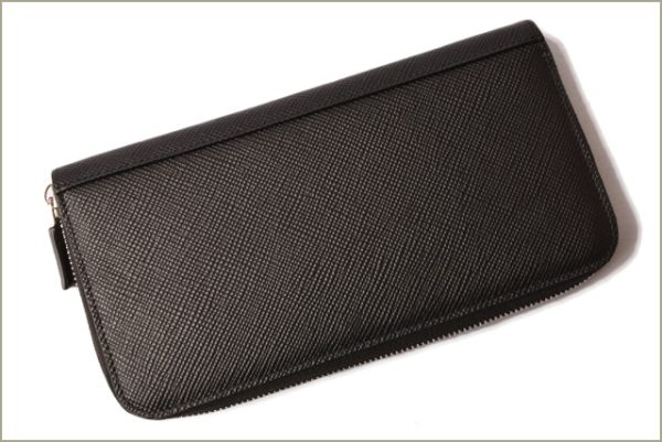 p 18 189 3 Prada Long Wallet Black