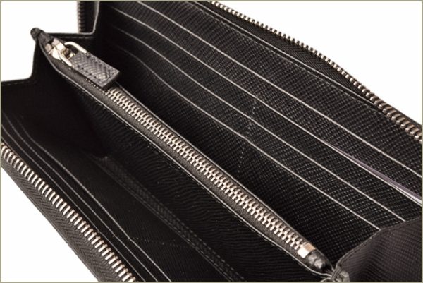 p 18 189 4 Prada Long Wallet Black