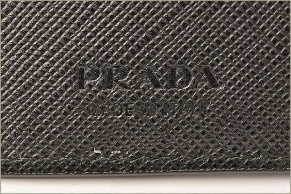 p 18 218 6 Prada Folding Wallet Billf Saffiano Patchwork Black Azzurro