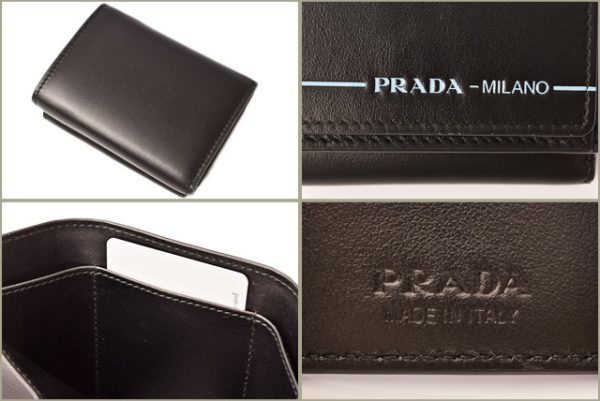 p 18 262 7 Prada Mini Wallet Folding Wallet City Sport Nero