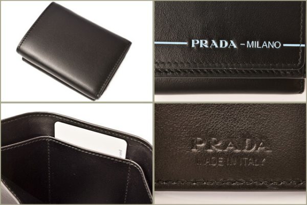 p 18 262 7 Prada Folding Wallet City Sport Black