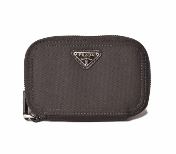 p 18 266 1 Prada Key Case Tessuto Black