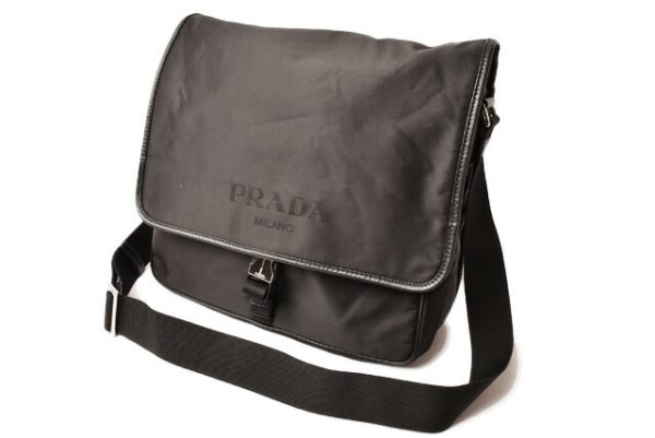 p 19 016 2 Prada Shoulder Bag Tessuto Black