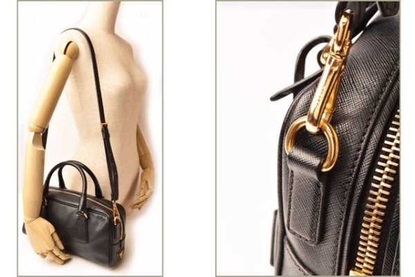 p 19 017 2 Prada 2Way Mini Saffiano Black