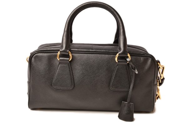 p 19 017 4 Prada 2Way Mini Saffiano Black