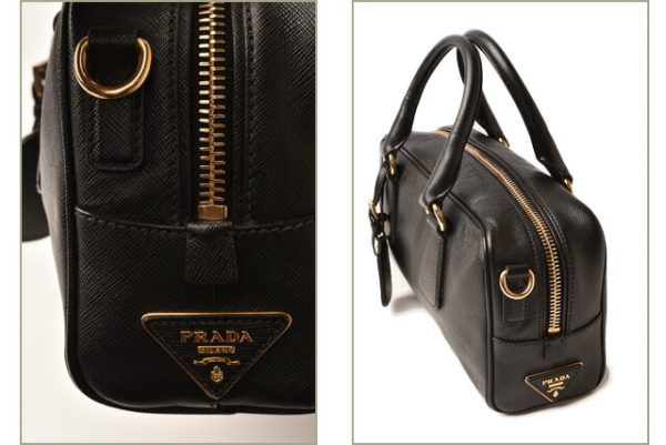 p 19 017 6 Prada 2Way Mini Saffiano Black