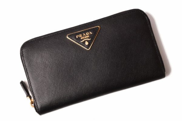 p 19 019 2 Prada Long Wallet Black