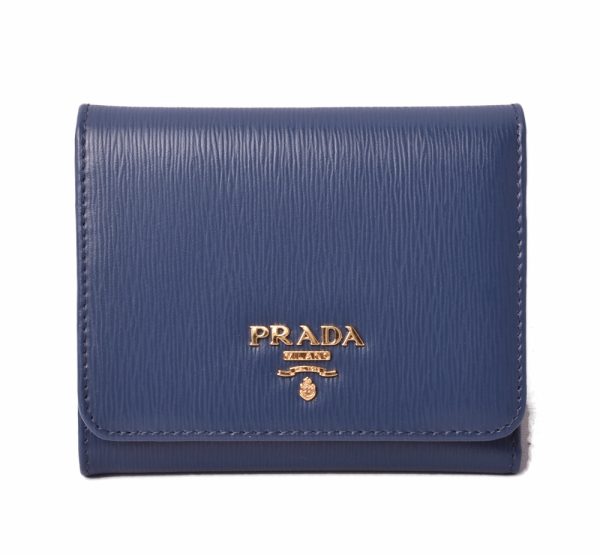 p 19 027 1 Prada 3 FWallet Vitello Move Bluette