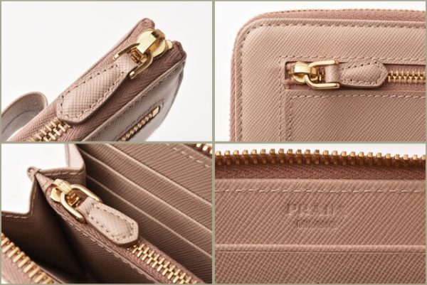 p 19 029 10 Prada Long Wallet Saffiano Fiocco Cammelo