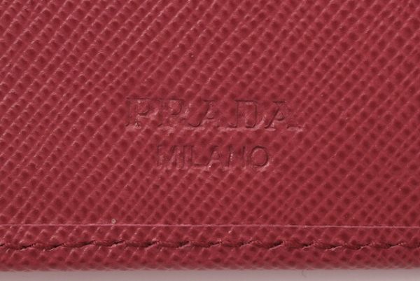 p 19 033 8 Prada Long Wallet Double Hook Peonia