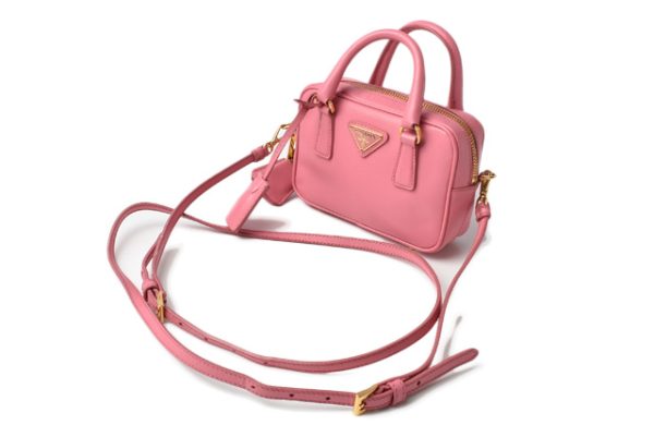 p 19 062 11 Prada Mini Bag Rose Strap