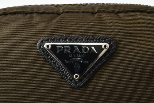 p 19 063 3 Prada Pouch Mini Pouch Tessuto Army Green