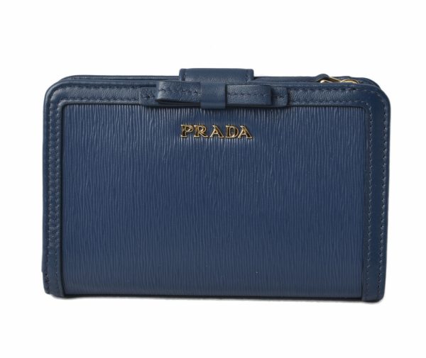 p 19 069 1 Prada Folding Wallet Blue