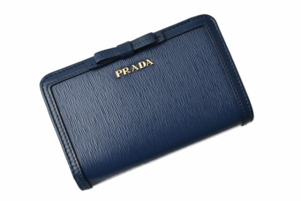 p 19 069 2 Prada Folding Wallet Blue