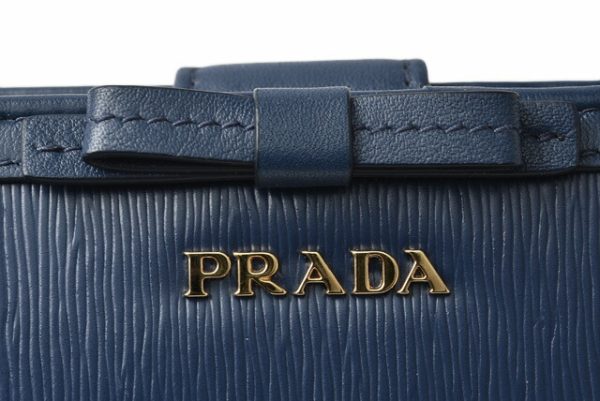 p 19 069 4 Prada Folding Wallet Blue