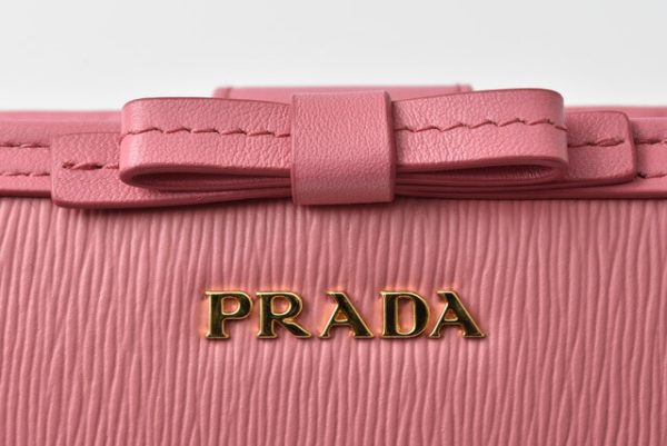 p 19 071 3 Prada Folding Wallet Pink