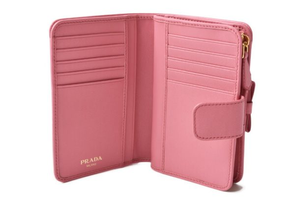 p 19 071 5 Prada Folding Wallet Pink