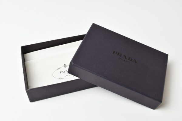 p 19 101 8 Prada Folding Wallet Tessuto Black