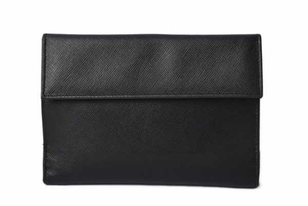 p 19 102 2 Prada Folding Wallet Saffiano Nero