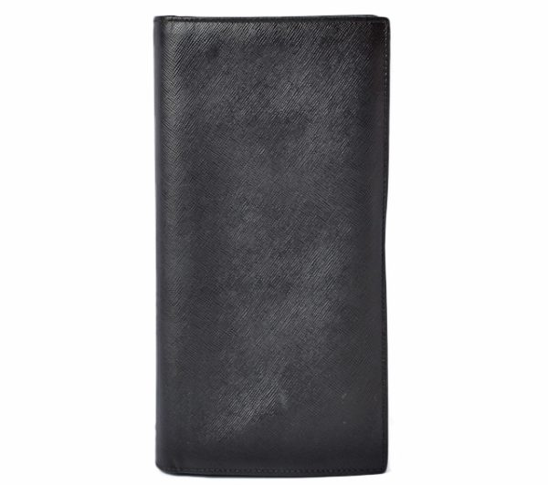 p 19 1220 1 Prada Long Wallet Saffiano Nero