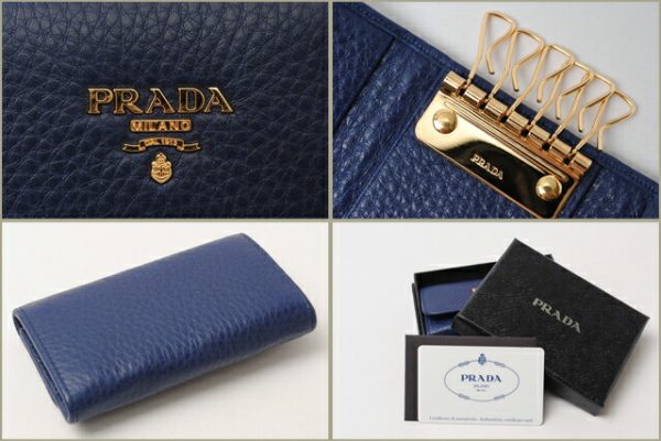 p 1pg222 15 2 Prada Key Case Blue