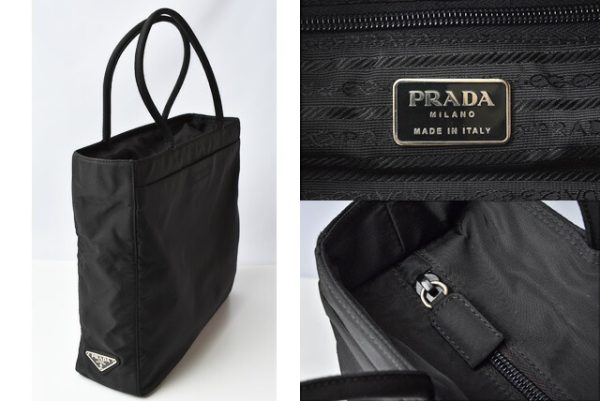 p 20 006 3 Prada Tote Bag Tessuto Black