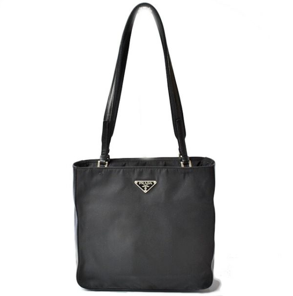 p 20 008 1 Prada Tote Bag Tessuto Black