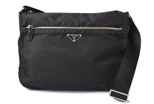 p 201005 01 2 Prada Shoulder Bag Tessuto Nero