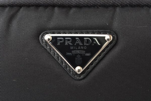 p 201104 708 6 3 Prada Pouch Case Multi Pouch Pocket Tessuto Nylon Black