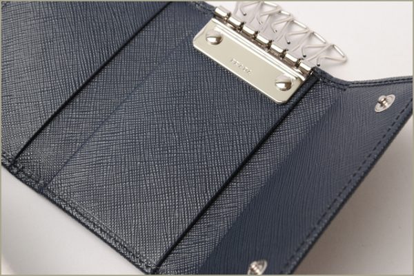 p 2pg222 15 3 Prada Saffiano Key Case Baltico