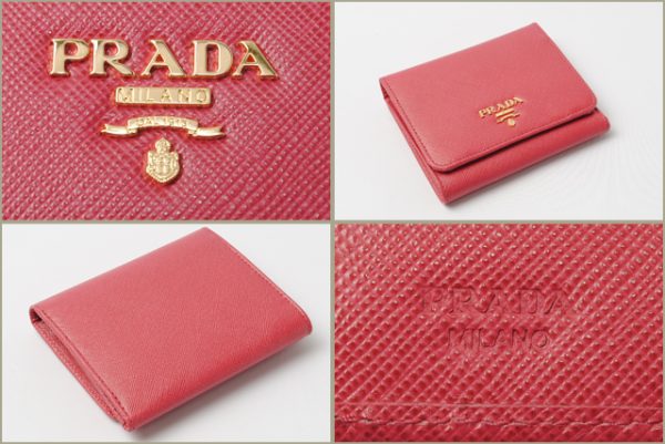 p 500 2 Prada 3 FWallet Saffiano Metal Bag Pink