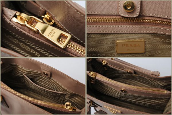 p 509 4 Prada Handbag Saffiano Bag Beige