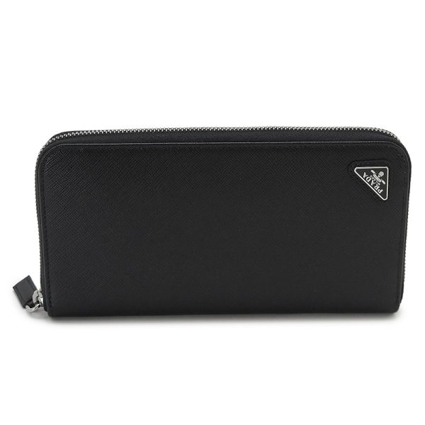 pr2ml317 1 Prada Long Wallet Saffiano Black