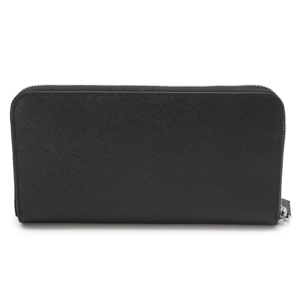 pr2ml317qme 2 Prada Long Wallet Saffiano Black