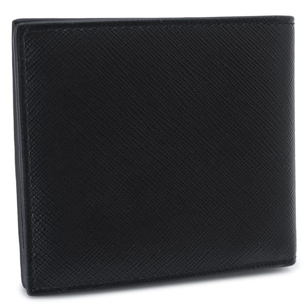 pr2mo513 3 PRADA Folding Wallet No Coin Saffiano Black