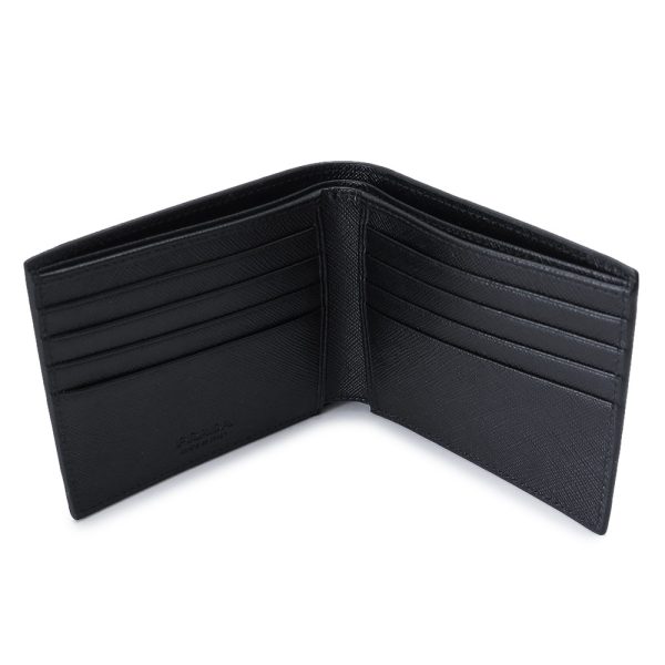 pr2mo513 4 PRADA Folding Wallet No Coin Saffiano Black