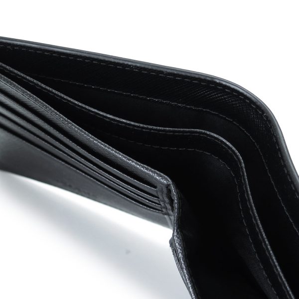 pr2mo513 5 PRADA Folding Wallet No Coin Saffiano Black