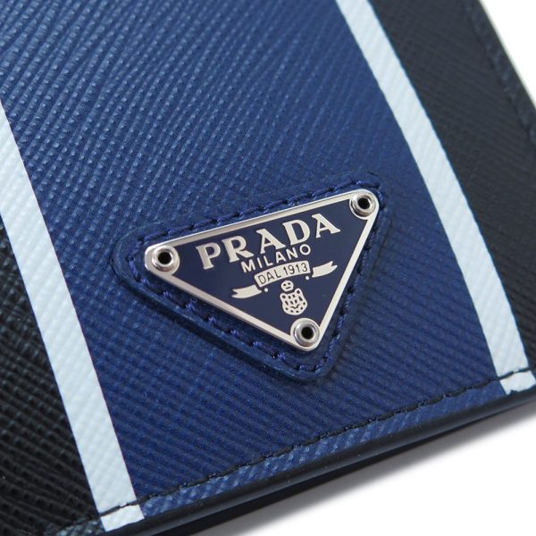 pr2mo513 6 PRADA Folding Wallet No Coin Saffiano Black