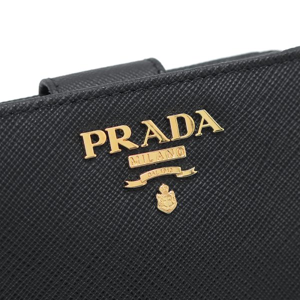 prada1ml018 6 Prada Bi FWallet Saffiano Multicolor Black Pink