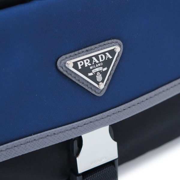 pradapouch 5 PRADA Clutch Bag Shoulder Bag Pouch Nylon Saffiano Black