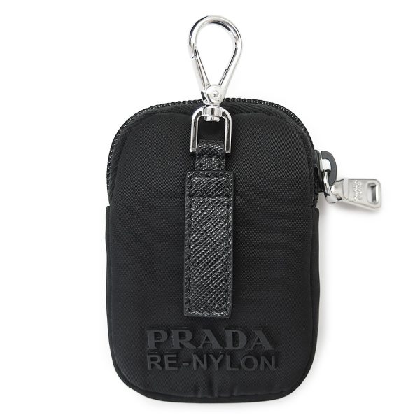 pradashoulder 8 Prada Shoulder Bag Re Nylon Saffiano Black