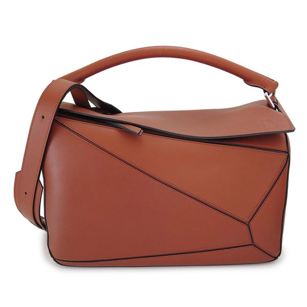 puzzlebaglarge Loewe Puzzle Large Bag Rusty