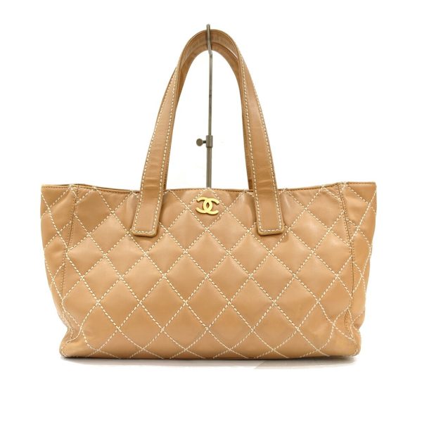 s2311 05 507730tn Chanel tote bag wild stitch beige Bag