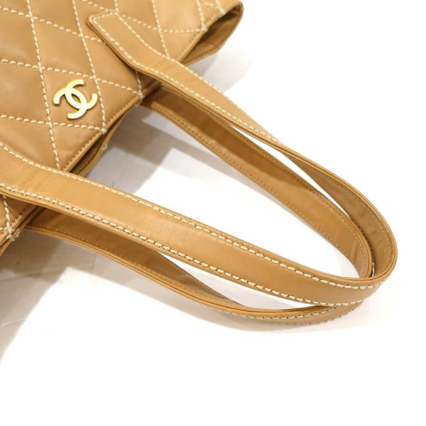 s2311 05 507730tn 02 Chanel tote bag wild stitch beige Bag