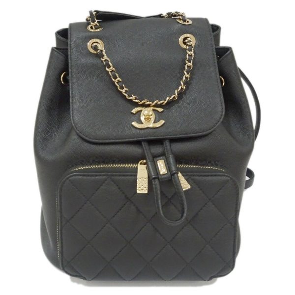 s2311 05 507870ti Chanel Affinity Matelasse Backpack Grained Calfskin Caviar Skin Black