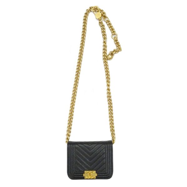 s2401 05 509380ti 01 Chanel Boy Belt Bag Grained Calfskin Caviar Skin Black AP2302 Chain Pouch Shoulder Bag