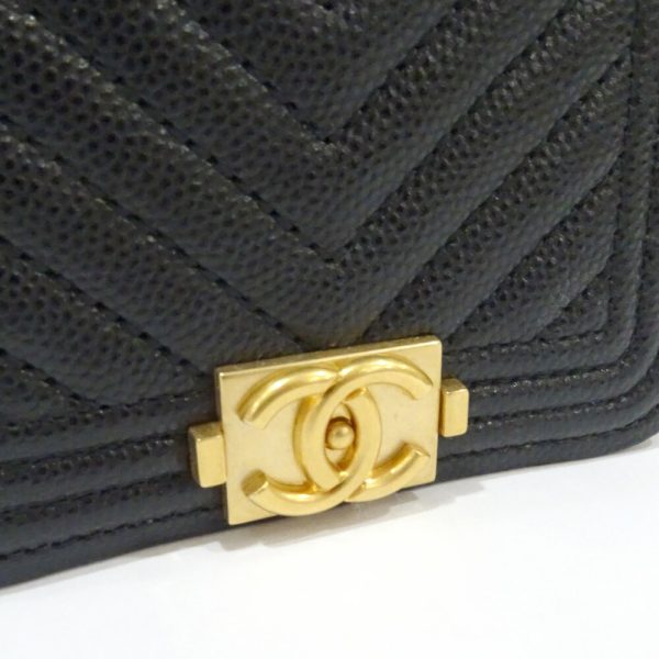 s2401 05 509380ti 04 Chanel Boy Belt Bag Grained Calfskin Caviar Skin Black AP2302 Chain Pouch Shoulder Bag