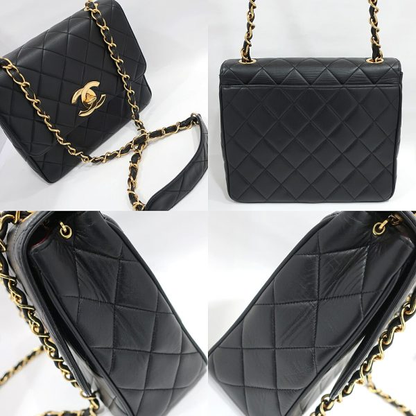 s2403 06 501246ik 02 Chanel Bag Decacoco Matelasse Chain Shoulder CC Lambskin Black